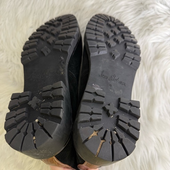 Sam Edelman Women's Jaclyn Round Toe Suede Booties Size 9 - Picture 6 of 8